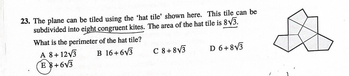 UKMT SMC 2024 Q23 key