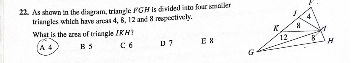 UKMT SMC 2024 Q22 key