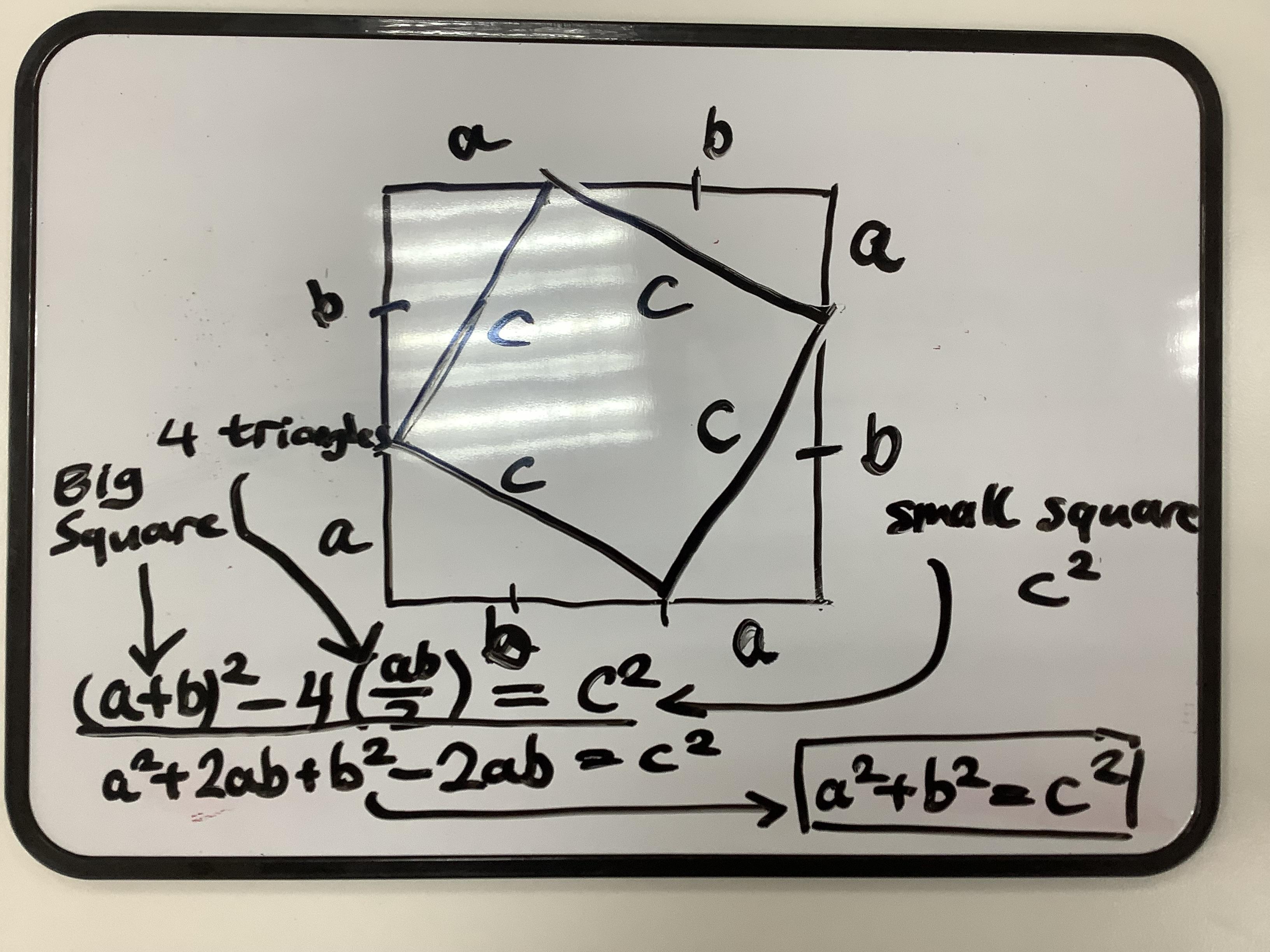 Easier Pythagoras thereom